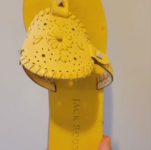 Jack Rogers | Sunflower Georgica Leather Sandal - Women